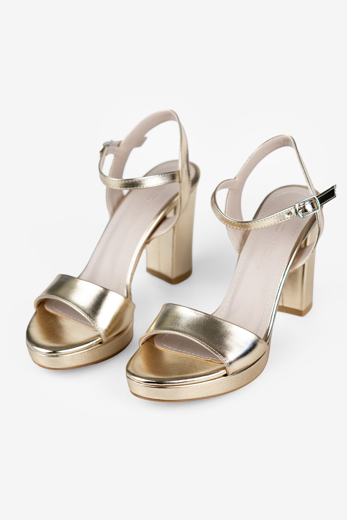 Platform Topuklu Abiye Bilekten Bağlamalı Gece Sandalet